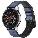iMoshion Echt lederen bandje Watch 46mm / Gear S3 Frontier / Classic / Watch  3 45mm - Zwart | Smartphonehoesjes.nl
