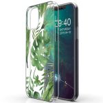 iMoshion Design hoesje iPhone 12 (Pro) - Bladeren - Groen