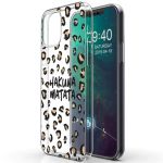 iMoshion Design hoesje iPhone 12 (Pro) - Luipaard - Bruin / Zwart