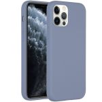 Accezz Liquid Silicone Backcover iPhone 12 (Pro) - Lavender Gray
