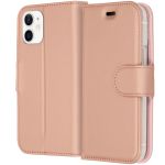 Accezz Wallet Softcase Bookcase iPhone 12 Mini - Rosé Goud