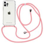 iMoshion Backcover met koord iPhone 12 (Pro) - Roze