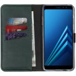 Selencia Echt Lederen Booktype Samsung Galaxy A8 (2018)