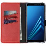 Selencia Echt Lederen Booktype Samsung Galaxy A8 (2018)