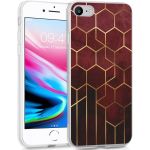 iMoshion Design hoesje iPhone SE (2022 / 2020) / 8 / 7 / 6s - Patroon - Rood