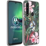 iMoshion Design hoesje Motorola Moto G8 Power - Jungle - Groen / Roze