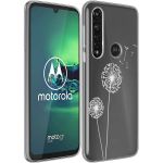 iMoshion Design hoesje Motorola Moto G8 Power - Paardenbloem - Wit