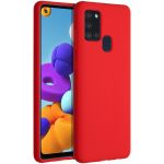 Accezz Liquid Silicone Backcover Samsung Galaxy A21s - Rood