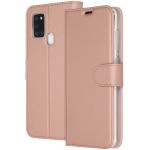Accezz Wallet Softcase Bookcase Samsung Galaxy A21s - Rosé Goud