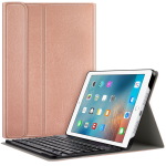 Bluetooth Keyboard Bookcase iPad 2 / 3 / 4 - Rosé Goud