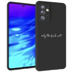 iMoshion Design hoesje Samsung Galaxy A72 - Why The Fuck Not - Zwart