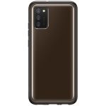 Samsung Silicone Clear Cover Galaxy A02s - Zwart