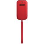 Apple Leather Sleeve MagSafe iPhone 12 Mini - Scarlet Red