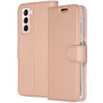 Accezz Wallet Softcase Bookcase Galaxy S21 Plus - Rosé Goud
