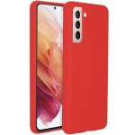 Accezz Liquid Silicone Backcover Galaxy S21 Plus - Rood