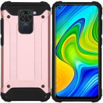 iMoshion Rugged Xtreme Backcover Xiaomi Redmi Note 9 - Rosé Goud
