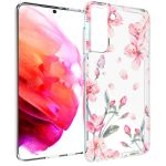 iMoshion Design hoesje Samsung Galaxy S21 FE - Bloem - Roze