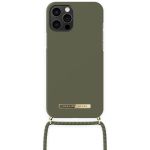 iDeal of Sweden Ordinary Necklace Case iPhone 12 (Pro) - Cool Khaki