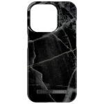 iDeal of Sweden Fashion Backcover iPhone 15 Pro - Black Thunder Marble