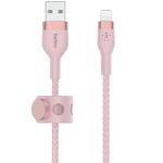 Belkin Boost↑Charge™ USB-A naar Lightning kabel braided siliconen - 1 meter - Roze