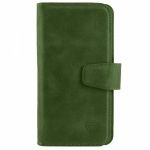 Wachikopa Multi Wallet Bookcase iPhone 15 Pro - Forest Green