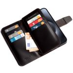 Wachikopa Multi Wallet Bookcase iPhone 15 Pro - Dark Brown