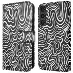 iMoshion Design Bookcase Samsung Galaxy S23 FE - Black And White
