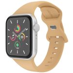 iMoshion Siliconen⁺ bandje Apple Watch Series 1-9 / SE / Ultra (2) - 42/44/45/49 mm - Walnut - Maat M/L