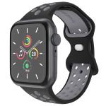 iMoshion Sport⁺ bandje Apple Watch Series 1-9 / SE - 38/40/41 mm - Maat S/M - Black & Grey