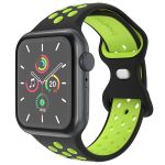 iMoshion Sport⁺ bandje Apple Watch Series 1-9 / SE - 38/40/41 mm - Maat S/M - Black & Yellow