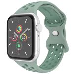 iMoshion Sport⁺ bandje Apple Watch Series 1-9 / SE - 38/40/41 mm - Maat S/M - Light Green & Green