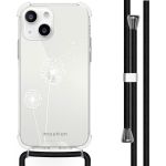 iMoshion Design hoesje met koord iPhone 13 - Paardenbloem - Wit