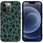 iMoshion Design hoesje iPhone 13 Pro - Luipaard - Groen / Zwart