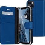 Accezz Wallet Softcase Bookcase iPhone 13 Mini - Donkerblauw
