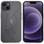 iMoshion Design hoesje iPhone 13 - Hand - Transparant