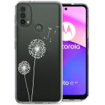 iMoshion Design hoesje Motorola Moto E30 / E40 - Paardenbloem - Wit