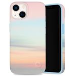 Selencia Aurora Fashion Backcover iPhone 14 - Duurzaam hoesje - 100% gerecycled - Sky Sunset Multicolor