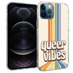 iMoshion Design hoesje iPhone 12 (Pro) - Rainbow Queer vibes