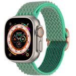 iMoshion Elastisch nylon bandje Apple Watch Series 1-8 / SE / Ultra - 42/44/45/49 mm - Turquoise