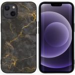 iMoshion Design hoesje iPhone 13 - Black Marble