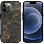 iMoshion Design hoesje iPhone 13 Pro - Black Marble