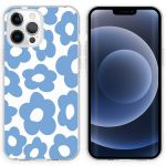 iMoshion Design hoesje iPhone 13 Pro - Retro Blue Flowers
