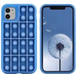 iMoshion Pop It Fidget Toy - Pop It hoesje iPhone 12 (Pro) - Blauw