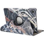 iMoshion 360° Draaibare Design Bookcase Galaxy Tab A7 - Black Marble