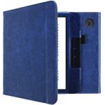 iMoshion Vegan Leather Bookcase Kobo Libra H2O - Donkerblauw