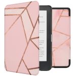 iMoshion Design Slim Hard Case Sleepcover Bookcase Kobo Clara HD - Pink Graphic