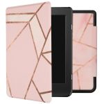 iMoshion Design Slim Hard Case Sleepcover Bookcase Kobo Nia - Pink Graphic