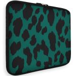 iMoshion Universele Design Sleeve 15 / 15.6 inch - Green Leopard