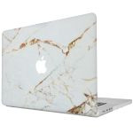 iMoshion Design Laptop Cover MacBook Pro 16 inch (2021) - White Marble