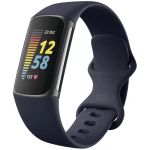 iMoshion Siliconen bandje Fitbit Charge 5 - Maat L - Donkerblauw